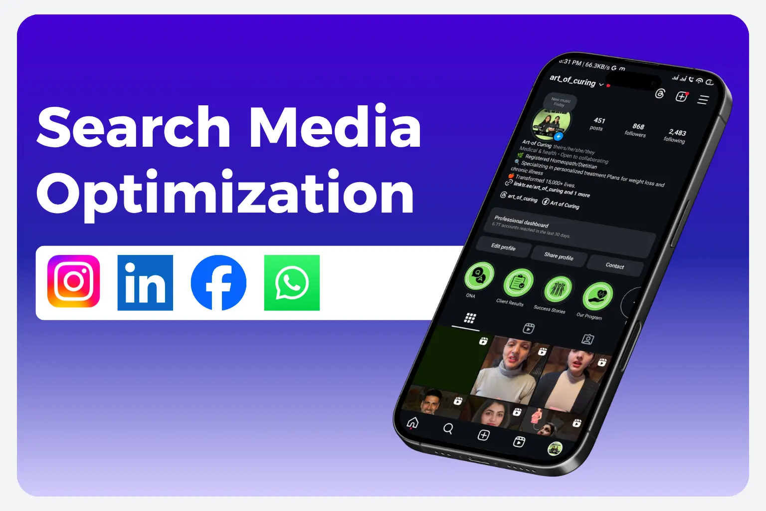 Search Media Optimization